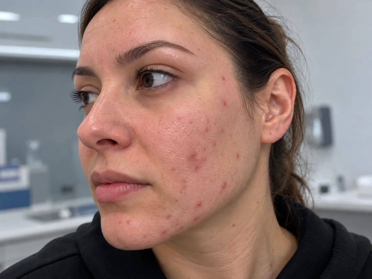 Before Bela MD Facial treatment