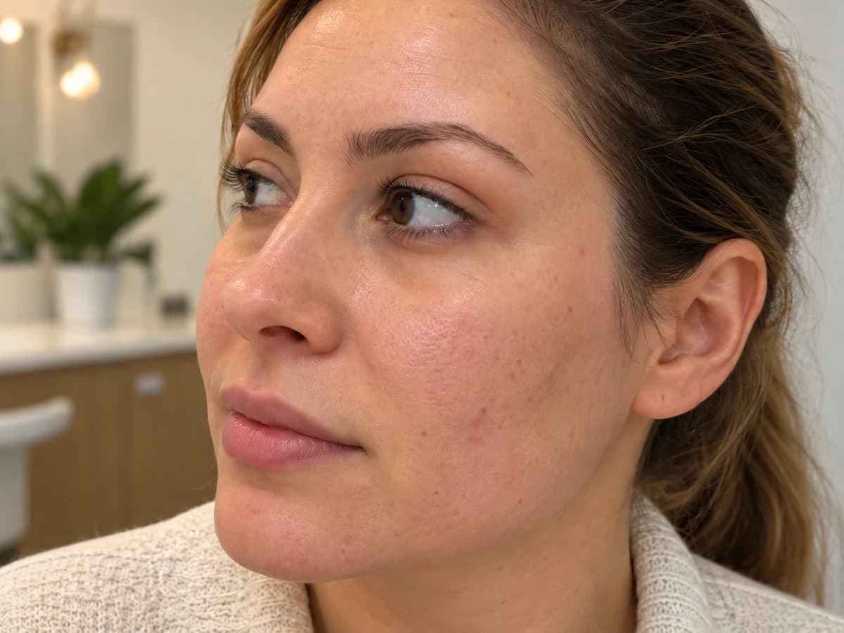 After Bela MD Facial treatment at Allure Medical Aesthetics