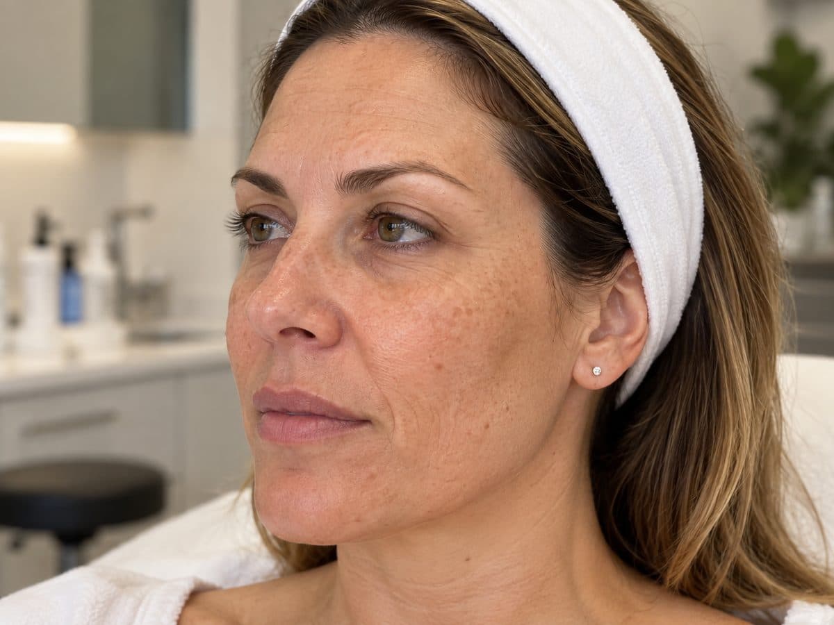 Before Personalized Chemical Peels treatment