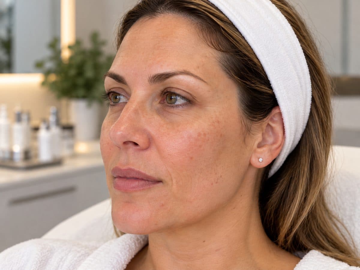 After Personalized Chemical Peels treatment at Allure Medical Aesthetics