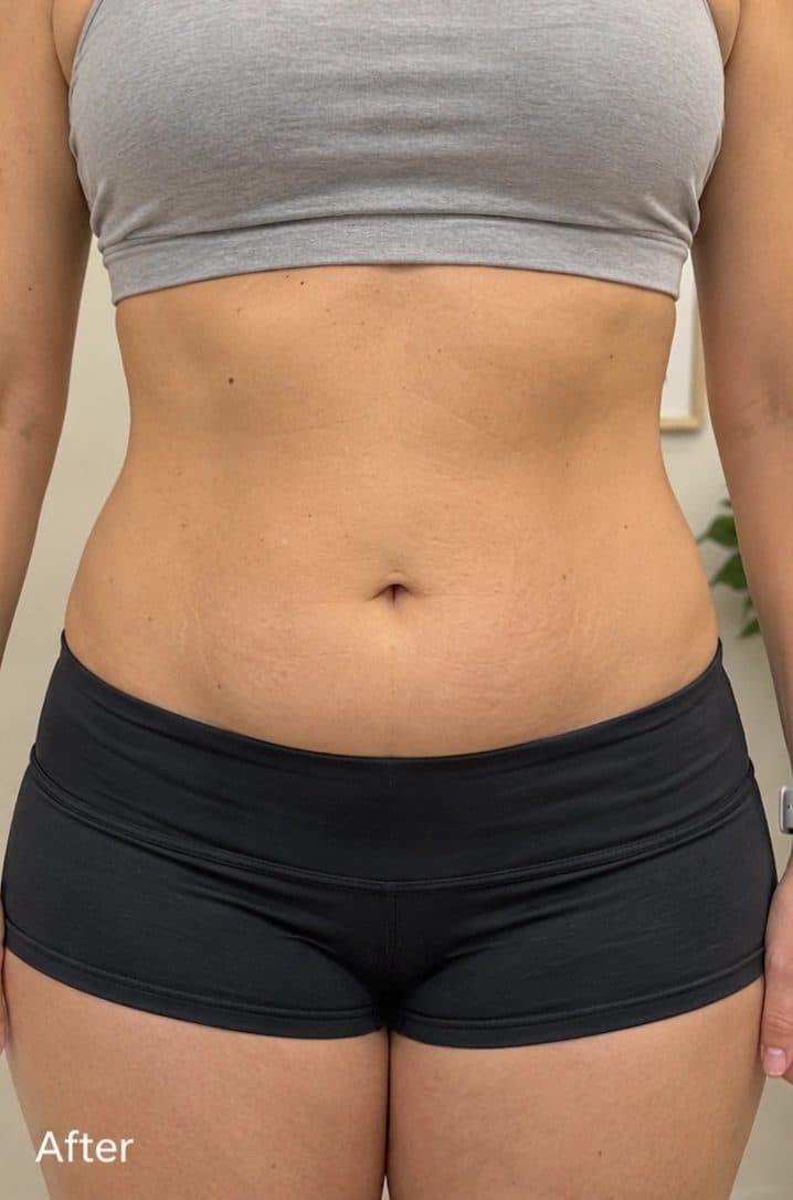 After Emsculpt Neo Body Contouring treatment at Allure Medical Aesthetics